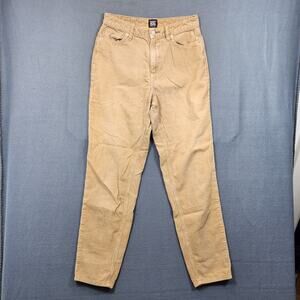 BDG Corduroy Pants Womens 27 Tan High Rise Taper Mom Casual Cotton Chores Barn